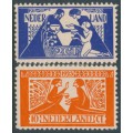 NETHERLANDS - 1923 Artists’ Fund set of 2, mint hinged – NVPH # 134-135