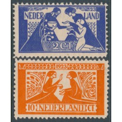 NETHERLANDS - 1923 Artists’ Fund set of 2, mint hinged – NVPH # 134-135