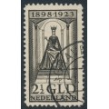 NETHERLANDS - 1923 2½Gld black-brown Queen Wilhelmina Jubilee, used – NVPH # 130