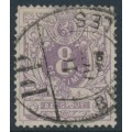 BELGIUM - 1870 8c dull lilac Numeral, used – Michel # 26Aa