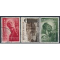 BELGIUM - 1954 Political Prisoners set of 3, used – Michel # 992-994