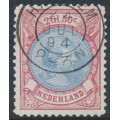 NETHERLANDS - 1893 2½Gld red/blue Princess Wilhelmina, perf. 11½:11½, used – NVPH # 47A