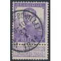 BELGIUM - 1912 2Fr violet King Albert I with tab, used – Michel # 98