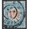 NETHERLANDS - 1888 1Gld blue/black Postage Due, perf. 12½:12½, type I, used – NVPH # P12ID