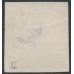 NETHERLANDS - 1852 10c carmine King Willem III, imperforate, plate II, used – NVPH # 2d