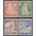 NETHERLANDS - 1930 Voor het Kind set of 4, MH – NVPH # 232-235