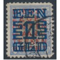 NETHERLANDS - 1923 1Gld on 17½c ultramarine Official, perf. 11½:11½, used – NVPH # 133B
