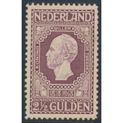 NETHERLANDS - 1913 2½G violet Jubilee, perf. 11½:11, MH – NVPH # 99A