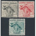 NETHERLANDS - 1929 1½G to 7½G Airmail set of 3, MNH – NVPH # LP6-LP8