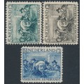 NETHERLANDS - 1930 5c to 12c Rembrandt set of 3, MH – NVPH # 229-231