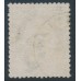NORWAY - 1877 1øre brown-grey Posthorn (shaded), blurry print, used – Facit # 22a