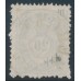 NORWAY - 1883 20øre dull blue Posthorn (unshaded, picture height = 21mm), used – Facit # 44Ba