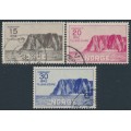 NORWAY - 1930 North Cape set of 3 (1st series), used – Facit # 181-183