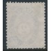NORWAY - 1872 2Sk grey-blue Posthorn, used – Facit # 17a
