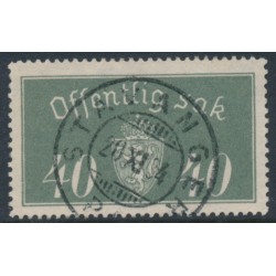 NORWAY - 1933 40øre grey Large Official, used – Facit # TJ17