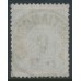 NORWAY - 1868 4Skilling blue Coat of Arms on thin paper, used – Facit # 14b