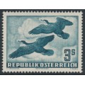 AUSTRIA - 1953 3S deep green-blue Bird airmail, MNH – Michel # 985