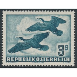 AUSTRIA - 1953 3S deep green-blue Bird airmail, MNH – Michel # 985
