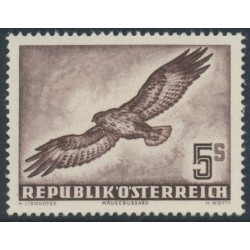 AUSTRIA - 1953 5S deep purple-brown Bird airmail, MNH – Michel # 986