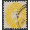 AUSTRIA - 1863 2Kr yellow Double-Headed Eagle, perf. 9½, used – Michel # 30