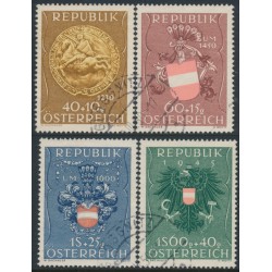 AUSTRIA - 1949 Coats of Arms set of 4, used – Michel # 937-940