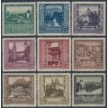 AUSTRIA - 1923 Regional Capitals set of 9, MH – Michel # 433-441