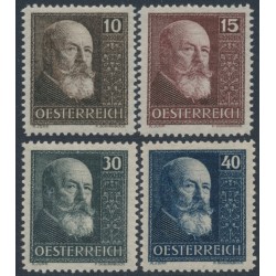 AUSTRIA - 1928 Anniversary of the Republic set of 4, MH – Michel # 494-497