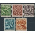 AUSTRIA - 1924 Tuberculosis Fund set of 5, MH – Michel # 442-446