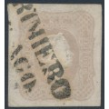 AUSTRIA - 1861 1.05Kr brownish lilac Newspaper Stamp, used – Michel # 23e