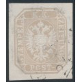 AUSTRIA - 1863 1.05Kr pale lilac-grey Newspaper Stamp, used – Michel # 29Xc
