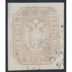 AUSTRIA - 1863 1.05Kr pale lilac-grey Newspaper Stamp, used – Michel # 29Xc