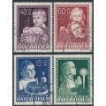 AUSTRIA - 1949 Children’s Welfare set of 4, used – Michel # 929-932