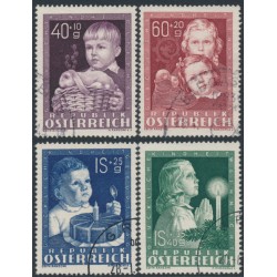 AUSTRIA - 1949 Children’s Welfare set of 4, used – Michel # 929-932