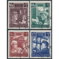 AUSTRIA - 1951 Post War Reconstruction set of 4, used – Michel # 960-963