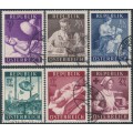 AUSTRIA - 1954 Medical Research set of 6, used – Michel # 999-1004