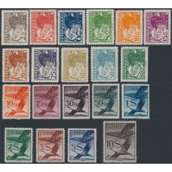 AUSTRIA - 1925-1930 2g to 10S Airmail set of 20, MH – Michel # 468-487