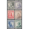 AUSTRIA - 1934 Austrian Architects set of 6, used – Michel # 591-596