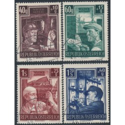 AUSTRIA - 1951 Post War Reconstruction set of 4, used – Michel # 960-963