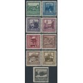 AUSTRIA - 1923 Provincial Capitals set of 9, MH – Michel # 433-441 