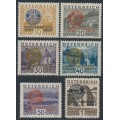 AUSTRIA - 1931 Rotary overprints set of 6, MH – Michel # 518-523