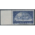 AUSTRIA - 1933 50g+50g blue WIPA philatelic exhibition, plain paper, used – Michel # 555A