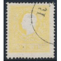 AUSTRIA - 1858 2Kr pale yellow Emperor Franz Joseph (type II), used – Michel # 10IIa