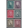 AUSTRIA - 1932 Austrian Painters set of 6, MH – Michel # 545-550