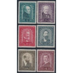 AUSTRIA - 1932 Austrian Painters set of 6, MH – Michel # 545-550