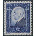 AUSTRIA - 1932 50g+50g ultramarine Ignaz Seipel, MNH – Michel # 544