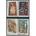 AUSTRALIA - 1971 Aboriginal Art set of 4, MNH – SG # 494-497