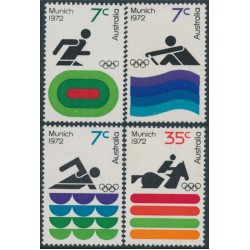 AUSTRALIA - 1972 Munich Olympics set of 4, MNH – SG # 518-521