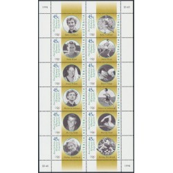 AUSTRALIA - 1998 Australian Legends sheetlet, MNH – SG # 1731a