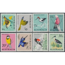 AUSTRALIA - 1966 5c to 30c Native Birds set of 8, MNH – SG # 386-387 + 392-397