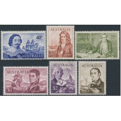AUSTRALIA - 1966 40c to $4 Decimal Navigators set of 6, MNH – SG # 398-403